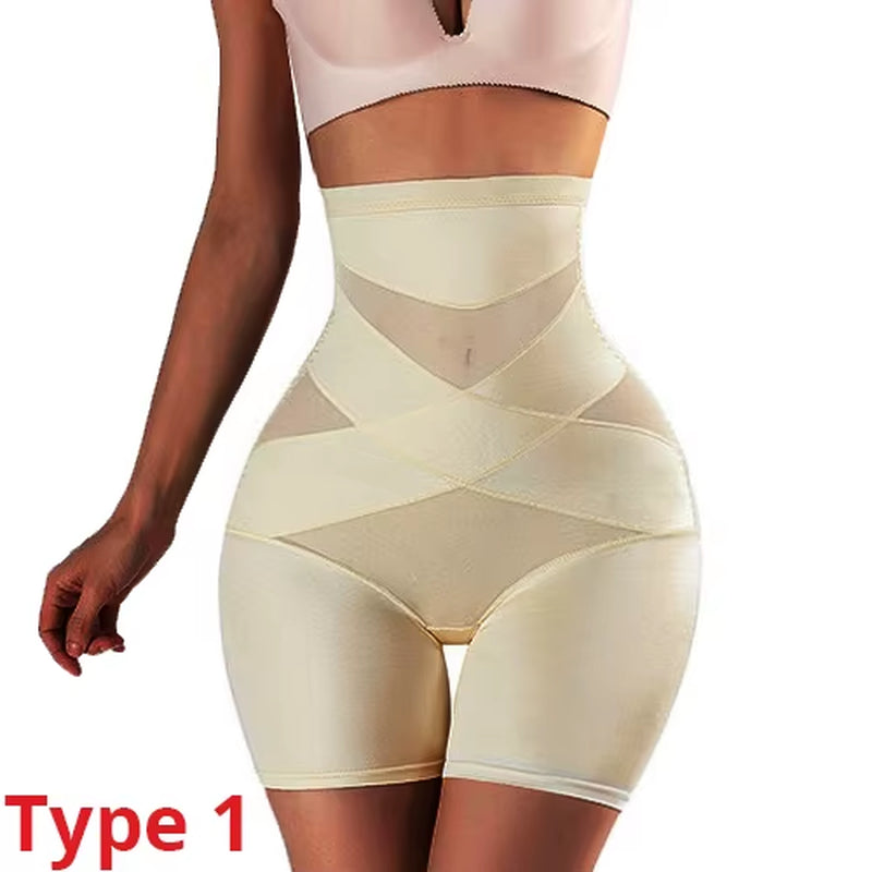 Women Body Shaper Tummy Control Panties Shorts Butt Lifter Shapewear Shorty Waist Trainer Safety Short Pants under Skirt Panties