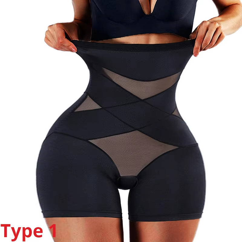 Women Body Shaper Tummy Control Panties Shorts Butt Lifter Shapewear Shorty Waist Trainer Safety Short Pants under Skirt Panties